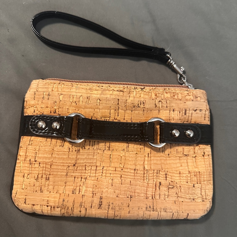 Express faux cork wristlet‎